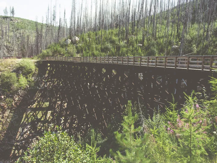 Cycling the Kettle Valley Rail Trail