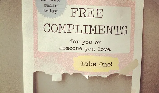 I can't take a compliment