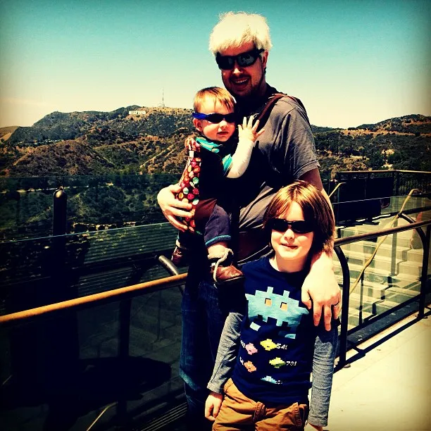 You, your big brother & your Dad in LA