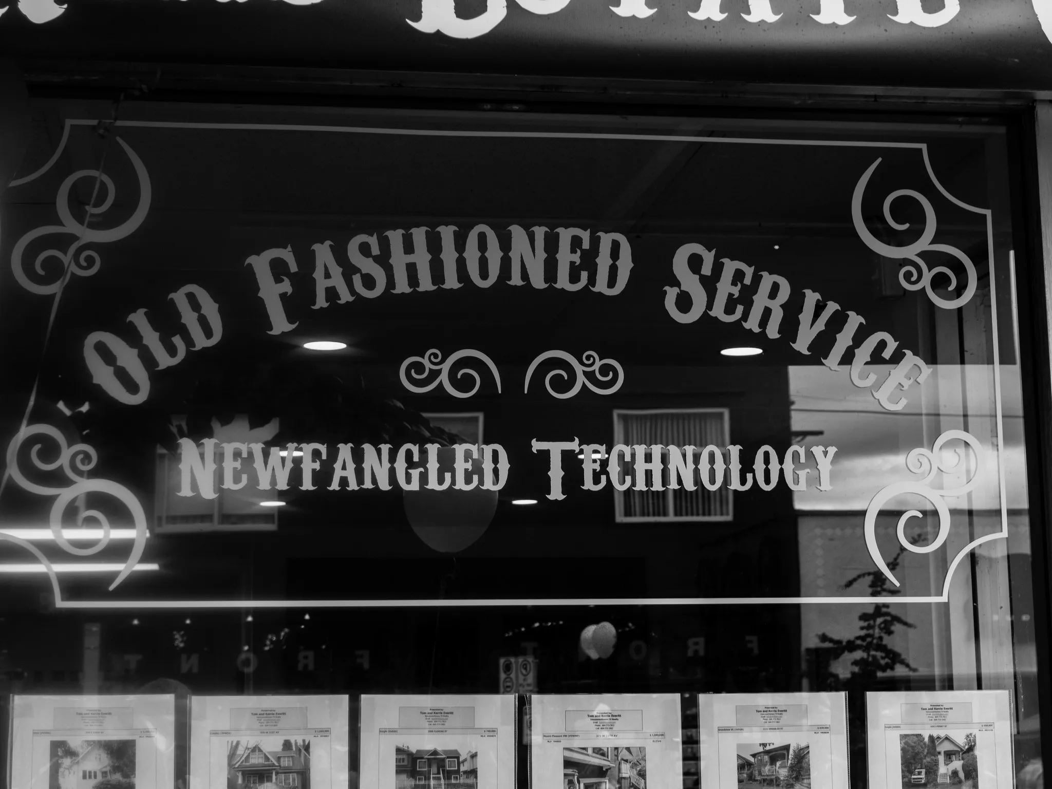 Sign on an RE office